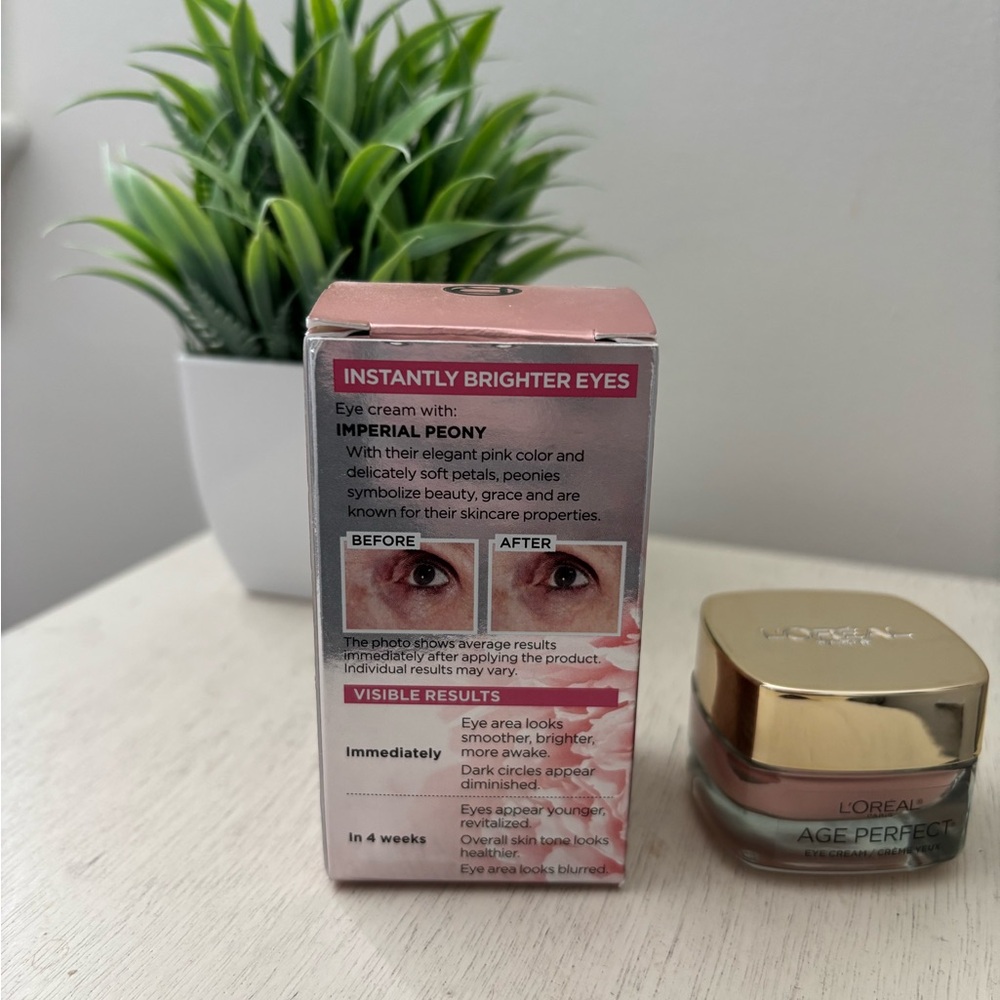 NEW L’Oréal Age Perfect Rosy Tone Eye Cream Brightener 0.5 oz | Anti-Aging - Picture 13 of 16